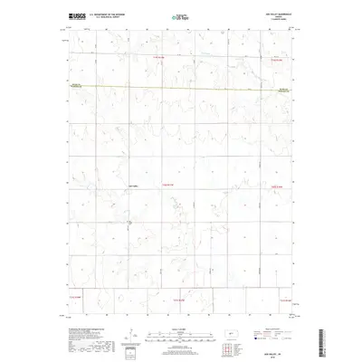 2018 Map of Ash Valley, 2018 Print