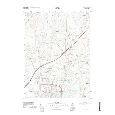 2021 Map of Ashaway, 2021 Print