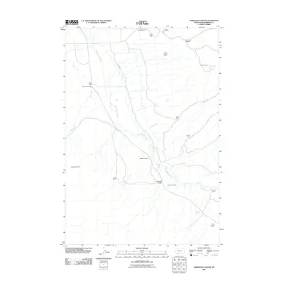 2011 Map of Ashbough Canyon, 2011 Print