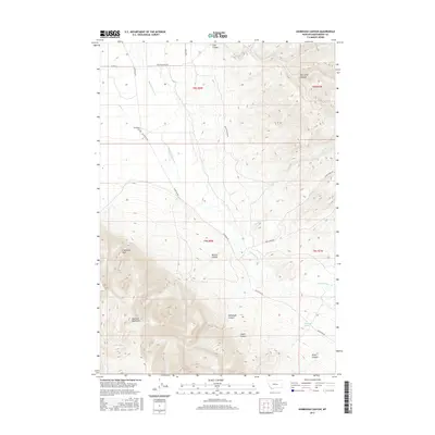 2017 Map of Ashbough Canyon, 2017 Print
