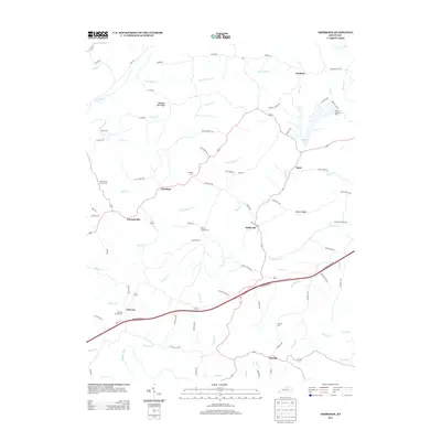 2013 Map of Ashbrook, 2013 Print