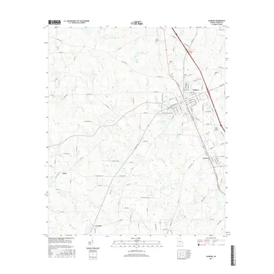 2017 Map of Ashburn, 2017 Print