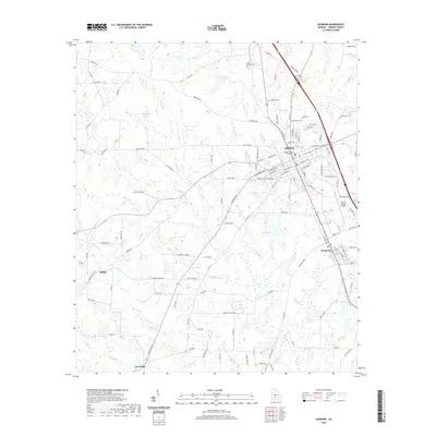 2020 Map of Ashburn, 2020 Print
