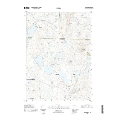 2018 Map of Ashburnham, 2018 Print