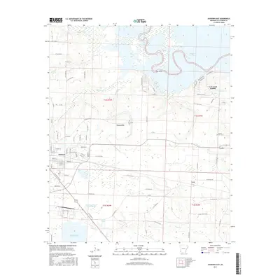 2017 Map of Ashdown East, 2017 Print