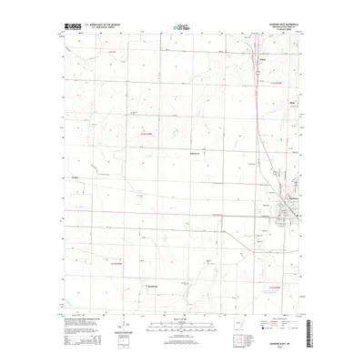 2014 Map of Ashdown West, 2014 Print