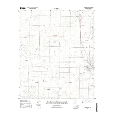 2017 Map of Ashdown West, 2017 Print
