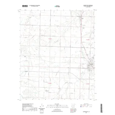 2020 Map of Ashdown West, 2020 Print