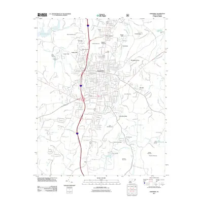 2011 Map of Asheboro, 2011 Print