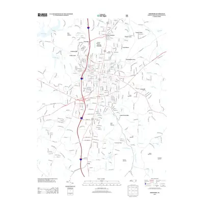 2013 Map of Asheboro, 2013 Print