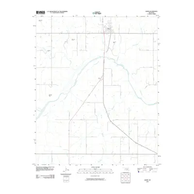 2009 Map of Asher, 2009 Print