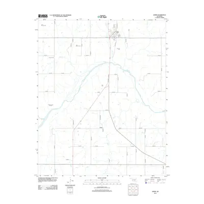 2012 Map of Asher, 2012 Print