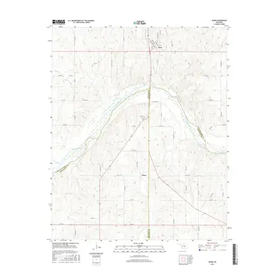 2016 Map of Asher, 2016 Print