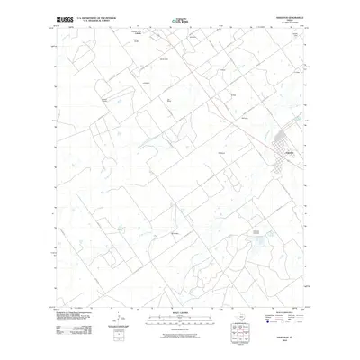 2010 Map of Asherton, 2010 Print
