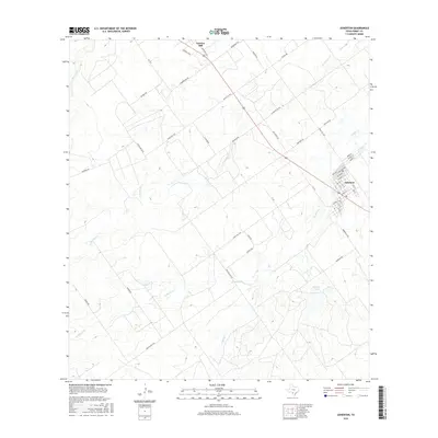 2016 Map of Asherton, 2016 Print