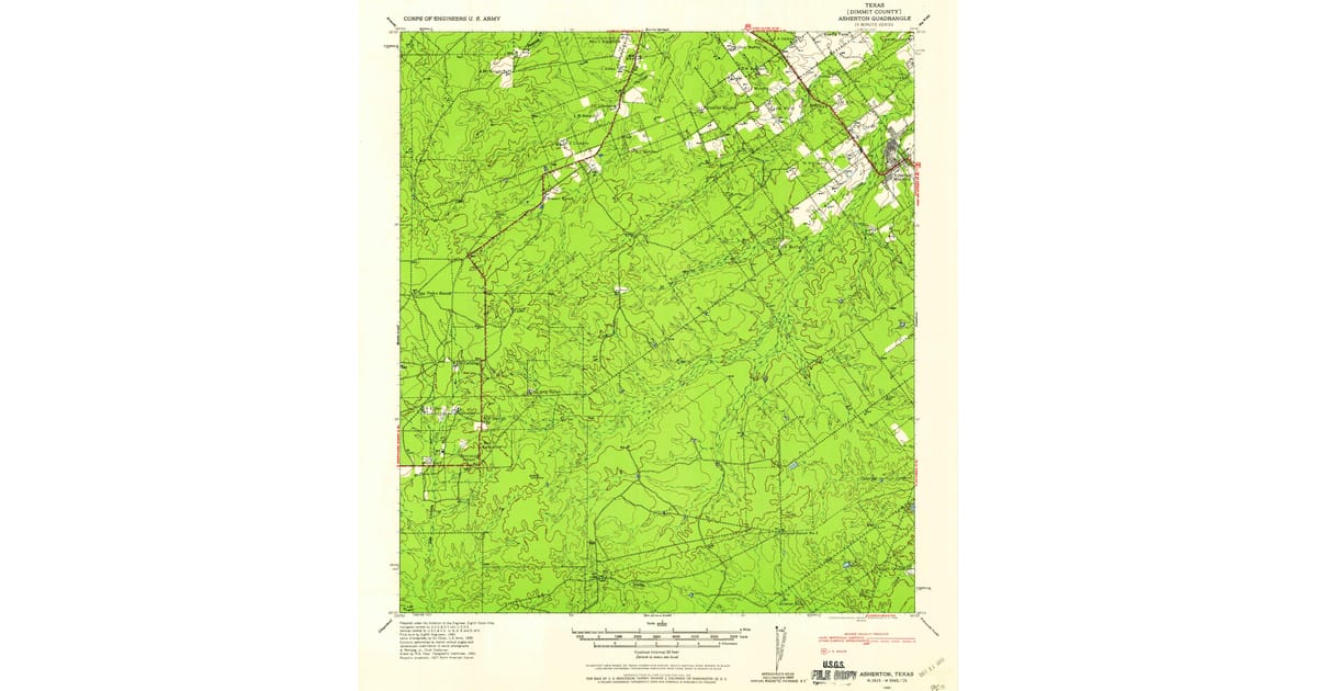 1940s Maps of Dimmit County, TX | Pastmaps