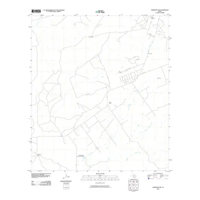 2010 Map of Asherton NW, 2010 Print