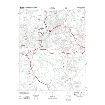 2011 Map of Asheville, 2011 Print