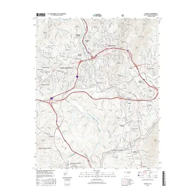 2016 Map of Asheville, 2016 Print