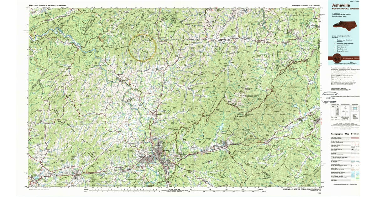1980s Maps of Biltmore Forest - Asheville Buncombe County Nc Usgs Topo 1985 Og 1200x630 