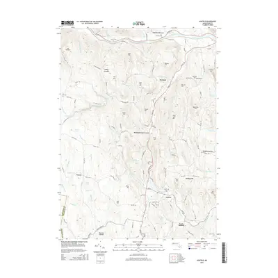 2015 Map of Ashfield, 2015 Print