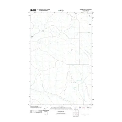 2011 Map of Ashford Coulee, 2011 Print