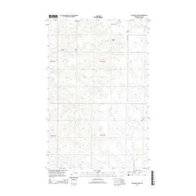 2014 Map of Ashford Coulee, 2014 Print