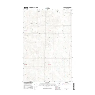 2017 Map of Ashford Coulee, 2017 Print