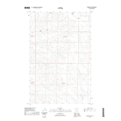 2020 Map of Ashford Coulee, 2020 Print