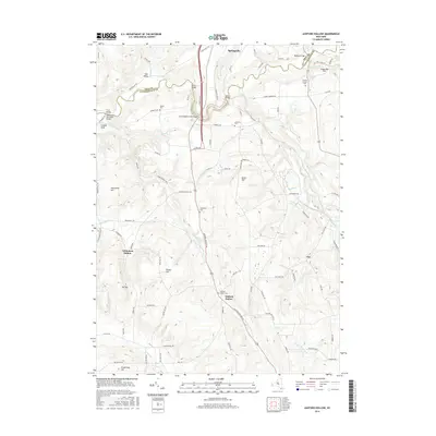 2016 Map of Ashford Hollow, 2016 Print