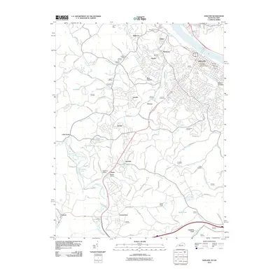2010 Map of Ashland, 2010 Print