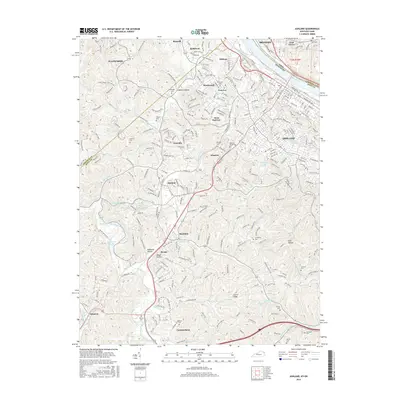 2016 Map of Ashland, 2016 Print