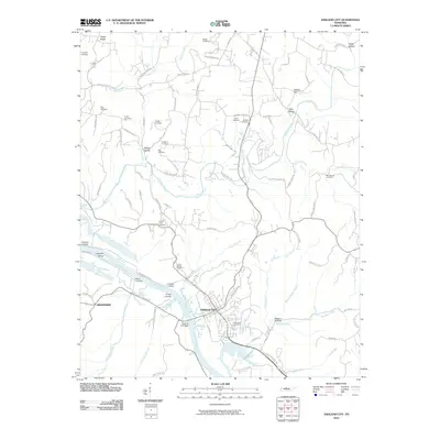 2010 Map of Ashland City, 2010 Print