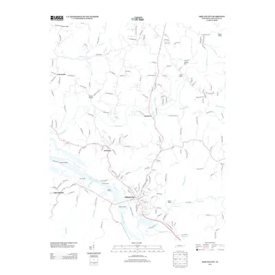 2013 Map of Ashland City, 2013 Print