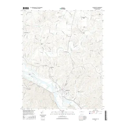 2016 Map of Ashland City, 2016 Print