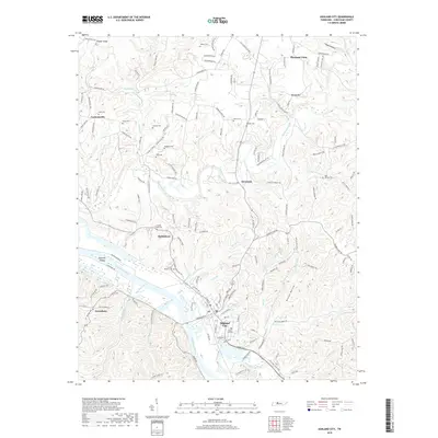 2019 Map of Ashland City, 2019 Print