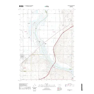 2017 Map of Ashland East, 2017 Print