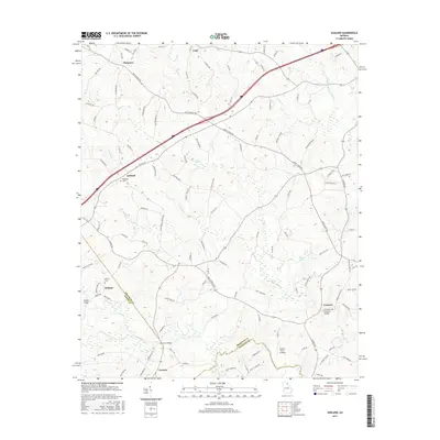 2017 Map of Ashland, 2017 Print