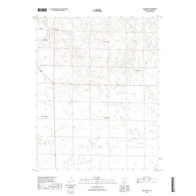 2018 Map of Ashland NW, 2018 Print