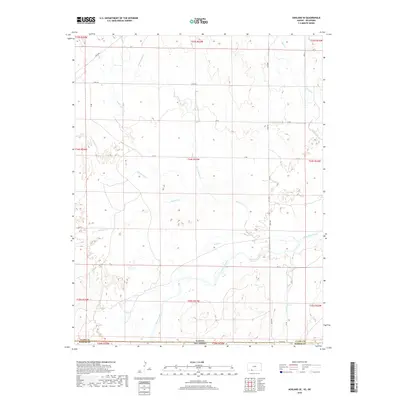 2018 Map of Ashland SE, 2018 Print