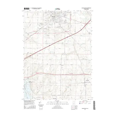 2016 Map of Ashland South, 2016 Print