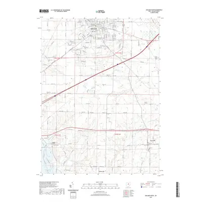 2019 Map of Ashland South, 2019 Print