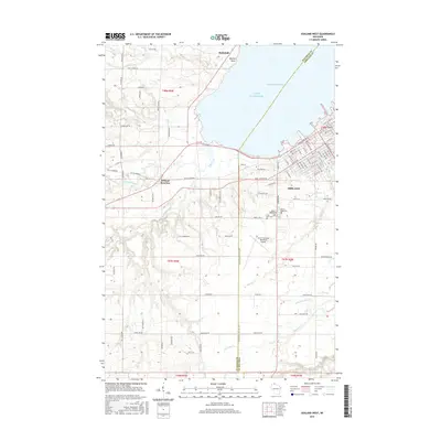 2015 Map of Ashland West, 2015 Print