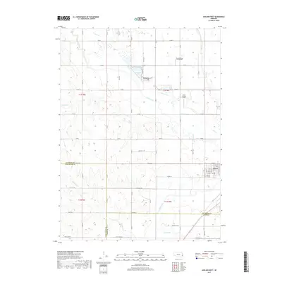 2017 Map of Ashland West, 2017 Print