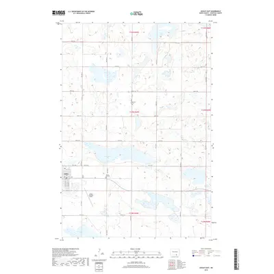2018 Map of Ashley East, 2018 Print