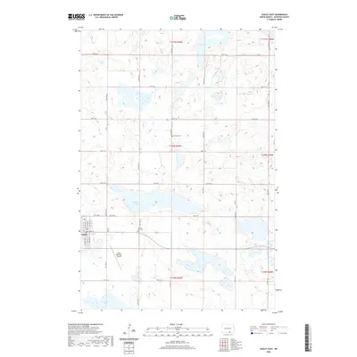 2020 Map of Ashley East, 2020 Print