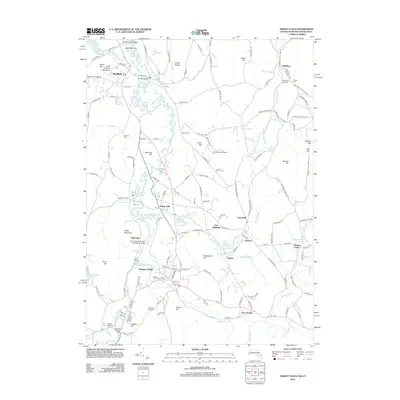2012 Map of Ashley Falls, 2012 Print