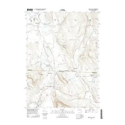 2015 Map of Ashley Falls, 2015 Print