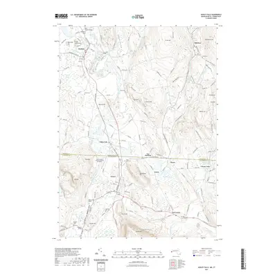 2021 Map of Ashley Falls, 2021 Print