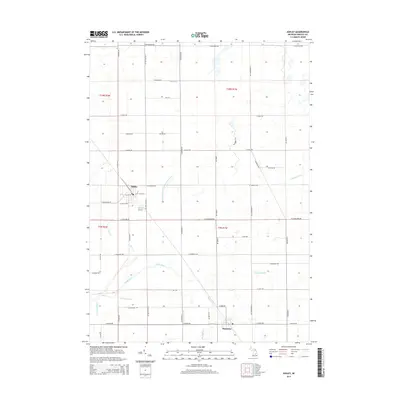 2014 Map of Ashley, 2014 Print